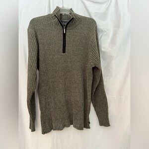 Spyglass Men's Gray Half-Zip Sweater